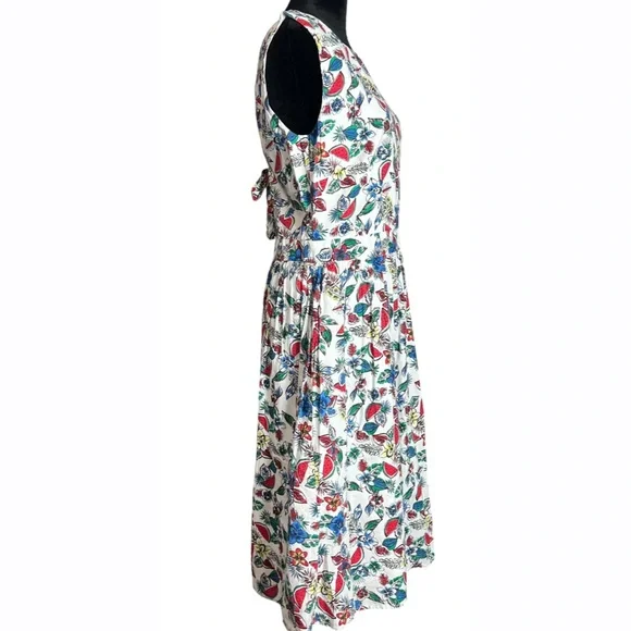 Long Tall Sally‎ Womens 8 Multi Color Sleeveless Midi Dress - Picture 5 of 12